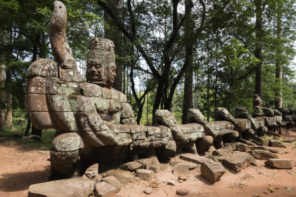 Buddhist temple buildings, jungle temples, mystical, Ta Prohm, Buddhist temple complex, UNESCO World Heritage Site, Angkor Wat, Siem Reap, Cambodia, Southeast Asia