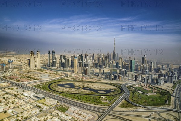 Urban landscape of Dubai United Arab Emirates. Shooting Location: Dubai
