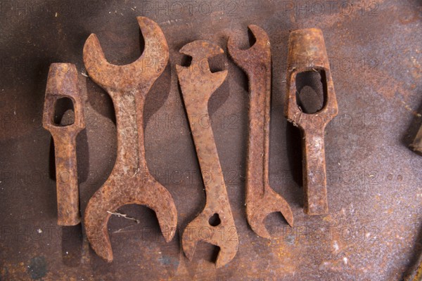 Antique accessories used by craftsmen in the last century