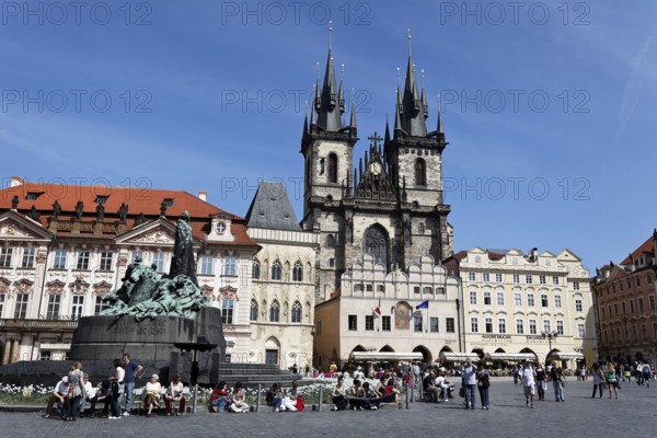 Prague, Old Town Square, Church of the Virgin Mary, Prague, Czech Republic