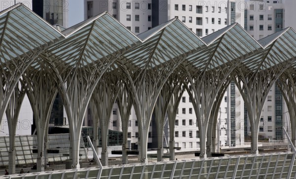Lisbon, East railway station by Santiago Calatrava 1998