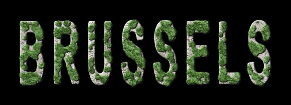 Brussels Reforestation and Biophilia, Brussels Green Typography