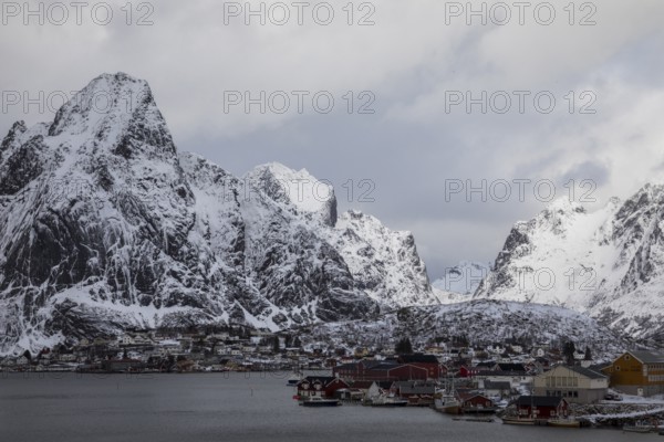 Lofoten in winter Norway