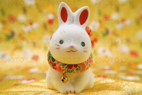 Rabbit year New Year material (New Years card). Shooting Location: Yokohama-city kanagawa prefecture