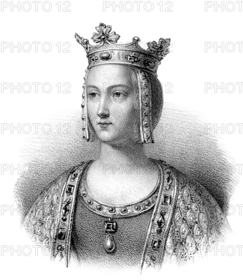Isabella of Hainaut, Isabella von Hennegau, Isabelle de Hainaut, 1170-1190, Queen of France as the first wife of King Philip II.