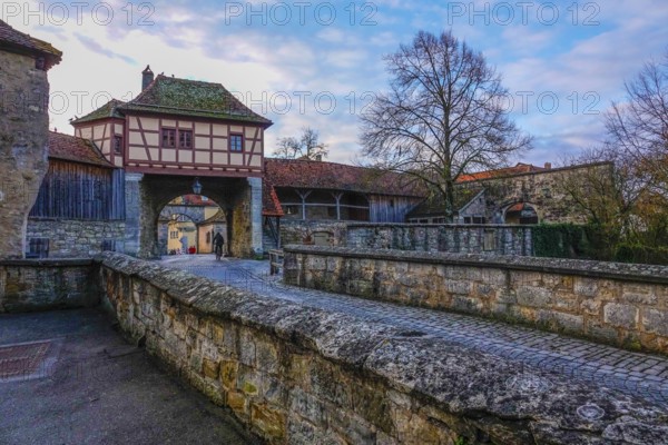Rödertor, Rothenburg ob der Tauber, district of Ansbach, Middle Franconia, Franconia, Free State of Bavaria, Germany