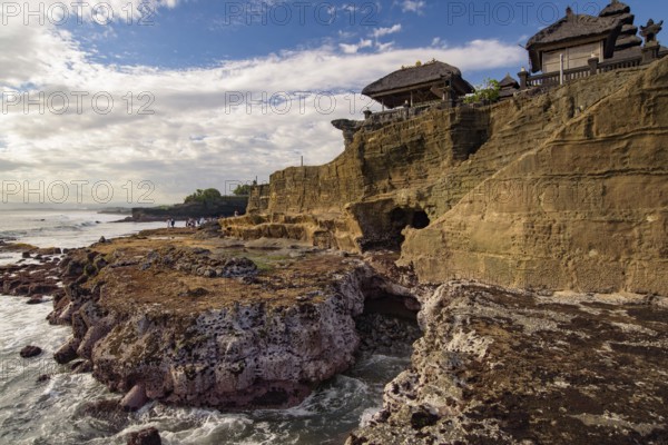 Tanah Lot, a rock formation in Bali Island, Indonesia