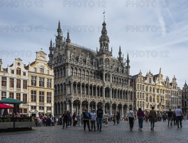 Brussels Old Town, Belgium, 10 28 2022, The Maison du Roi, the museum of Brussels history at the Grand Place