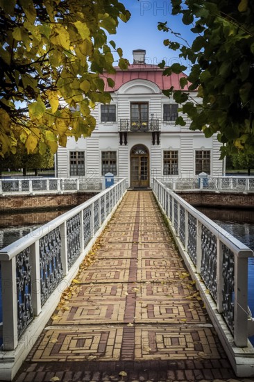 Architecture in Petergof, intercity municipality as part of the Petrodvorets district of the city of federal significance St Petersburg