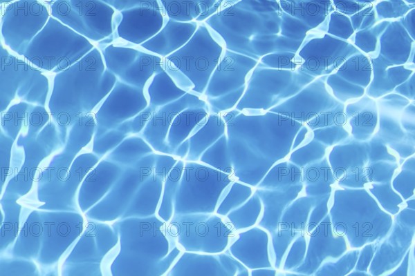 Blue Ripple Water Background, Water Surface Blue Swimming Pool
