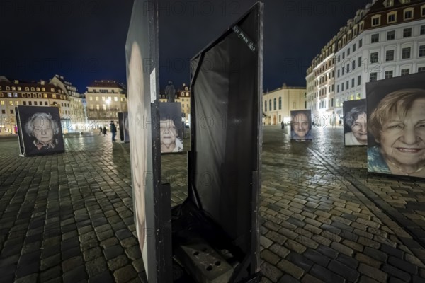 Exhibition, Against Forgetting, The photographer and filmmaker Luigi Toscano portrayed Holocaust survivors for the exhibition, Dresden, Saxony, Germany