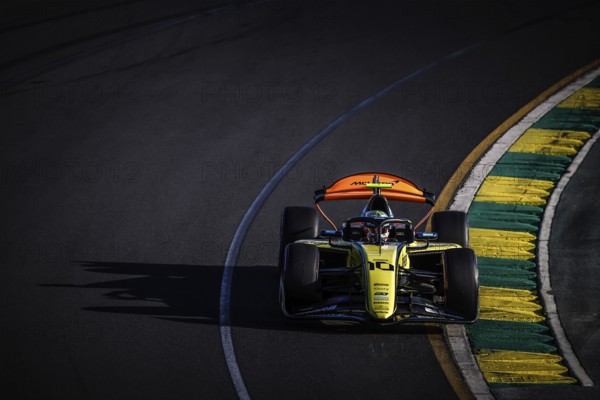 MELBOURNE, AUSTRALIA, MARCH 22: Gabriel Bortoleto of Brazil and Invicta Racing during qualifying at the 2024 Formula 2 Australian Grand Prix at Albert Park in Melbourne, Australia