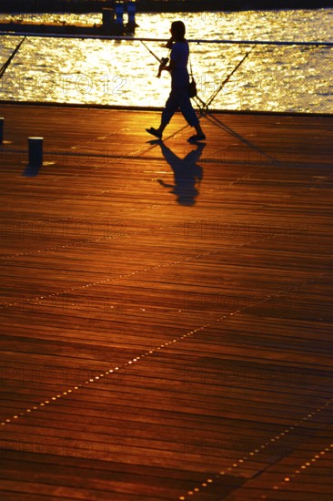 Osanbashi of twilight. Shooting Location: Yokohama-city kanagawa prefecture