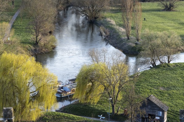 The confluence of the Saale and Unstrut rivers in Naumburg's Blütengrund