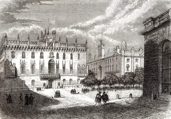 Zollhaus, Plaza del Palacio, Barcelona, Spanien, 19. Jahrhundert
