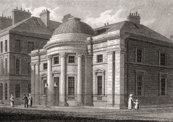 Bank of Scotland, Edinburgh, Scotland, 19th century, Views in Edinburgh by J. & H. S. Storer