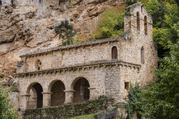 Hermitage of Santa María de la Hoz in Tobera, Las Merindades, province of Burgos, region of Las Merindades, Spain