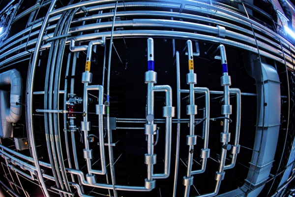 Image of the factory of ceiling pipes. Shooting Location: Sendai, Miyagi Prefecture