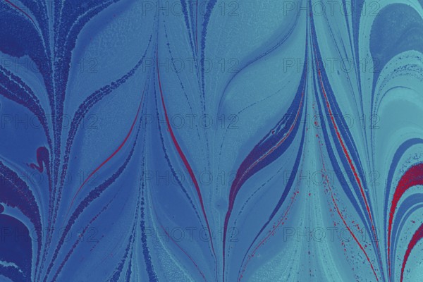 Abstract creative marble pattern texture. Traditional art of Ebru marbling