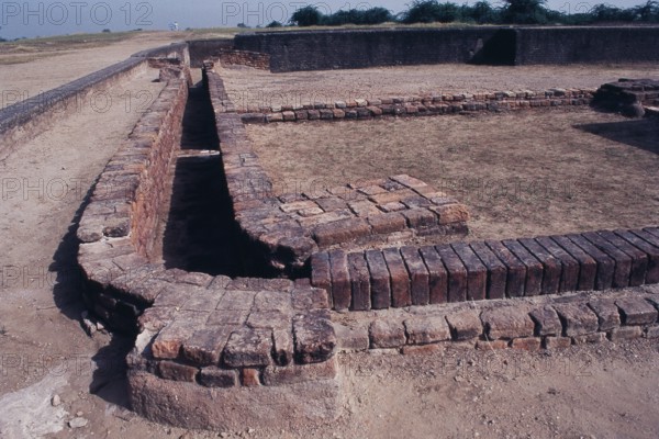 Harappan Civilization of the Indus Valley in Lothal, Gujarat, India