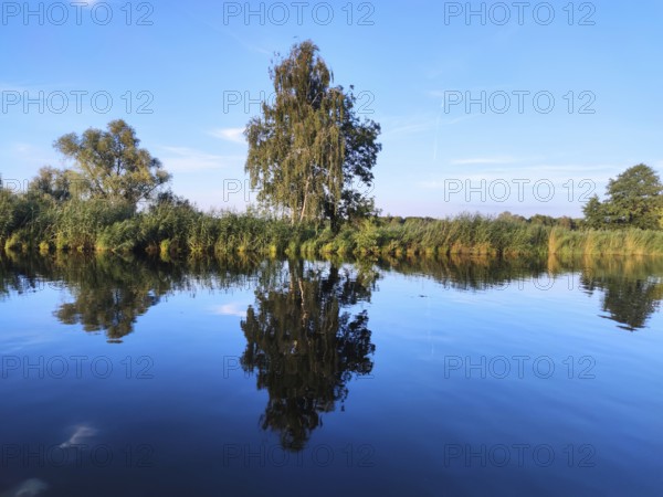 Uecker river landscape