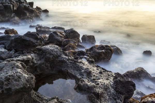 Anakena Beach on Easter Island, Rapa Nui in Chile. South America