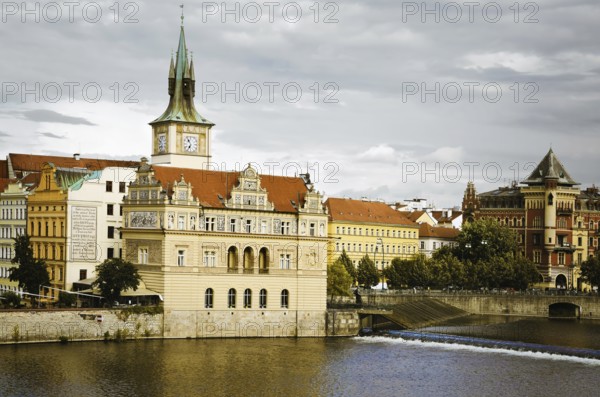 Prague's Ancient Architecture. View From The Charles Bridge. Prague, Czech Republic. Daugavpils, Latvia