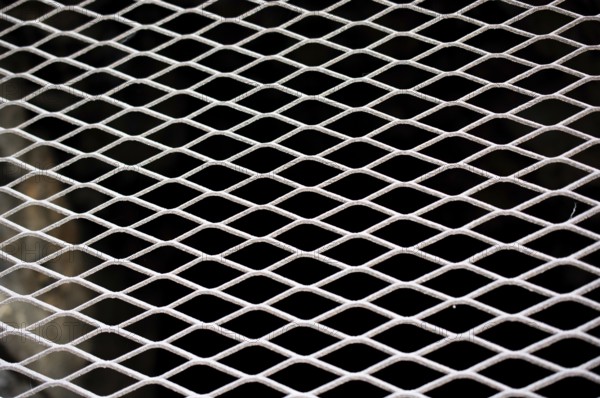 Metal grid texture background with abstract pattern