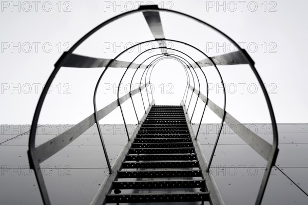 Fire escape on the gl