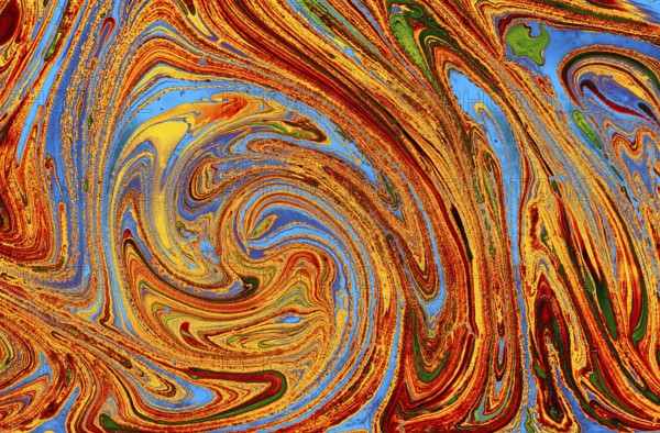 Marbling art patterns as abstract colorful background