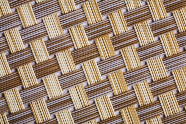 Plastic wicker texture very close up view
