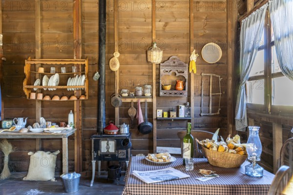 Interior of Kitchen in Mini Hollywood Themed Park - American Wild Western Style