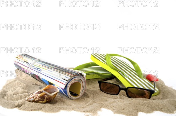 Leisure at the beach on vacation