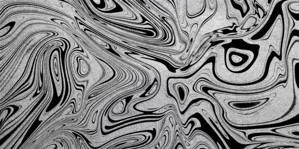 Silver swirl artistic design, Silver glitters, black lines, trendy style