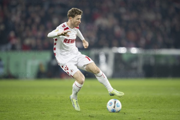 BEAUTIFUL SPORTS/ (DFL/DFB REGULATIONS PROHIBIT ANY USE OF PHOTOGRAPHS AS IMAGE SEQUENCES AND/OR QUASI-VIDEO) Cologne, RheinEnergieStadion, North Rhine-Westphalia, Florian Kainz (1.FC Köln, Midfield, #11), DFB-Pokal 1.FC Köln, Hertha BSC on 04.12.2024 at RheinEnergieStadion in Cologne Germany