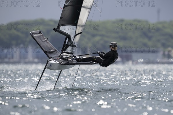 Andreas Dick, Olympic Centre - Schilksee, Kiel, Schleswig Holstein, Motte, Training Sailing Team West, Golden Opti 2025 on 23.05.2025 at the Olympic Centre, Schilksee in Kiel Germany