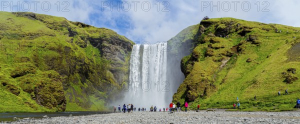 The Skógarfoss waterfall in southern Iceland