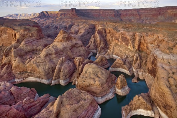 Glen Canyon, Aerial image, Lake Powell, USA