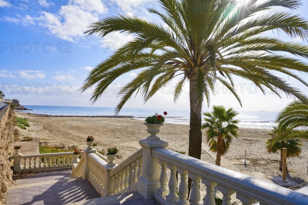 Benicassim Voramar playa beach in Castellon of Spain also Benicasim