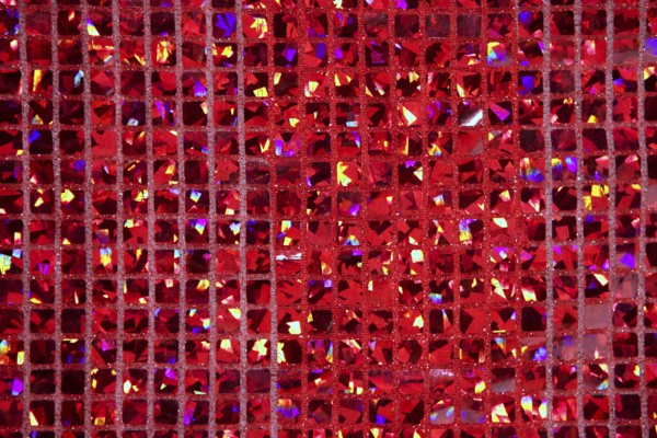 Glitter red fabric pattern macro background texture detail
