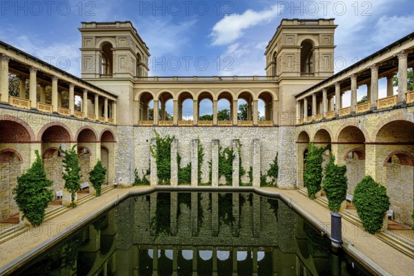 The Belvedere on the Pfingstberg in Potsdam with its park