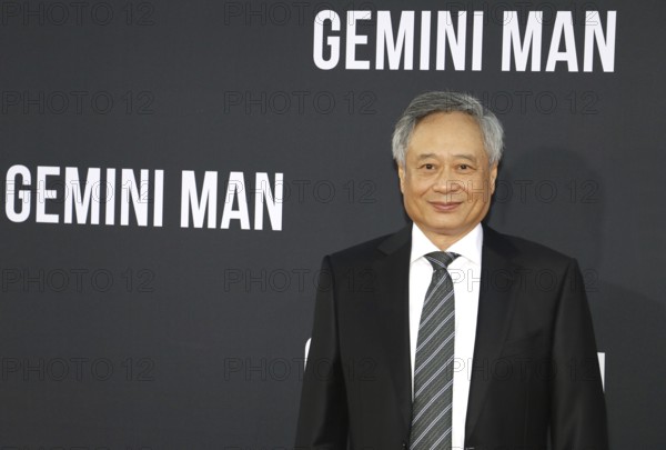 Ang Lee at the Los Angeles premiere of 'Gemini Man' held at the TCL Chinese Theatre in Hollywood, USA on October 6, 2019., Hollywood, California, USA