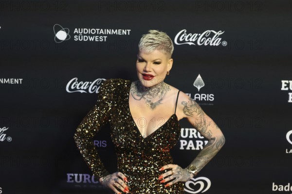 Melanie Müller at the presentation of the Radio Regenbogen Award 2024 at Europapark Rust