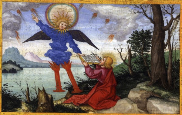 The Ottheinrich Bible was commissioned in c.1425 by the Royal Court of Bavaria. The unusually large manuscript was not completed until the following century when the German painter and engraver, Matthias Gerung, was offered 60 Rhenish guilders and winter clothes to illustrate the text.<br/><br/> The Bible carries the name of the benefactor who supported its completion. Ottheinrich (1502-1559) was the Prince of Neuburg, Elector Palatine, soldier, pilgrim, reformer and art patron
