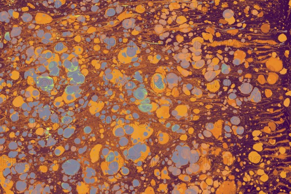 Abstract creative marble pattern texture. Traditional art of Ebru marbling