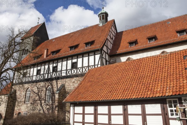 Katlenburg castle, St. Johannes church, Katlenburg-Lindau, district of Northeim, Lower Saxony, Germany