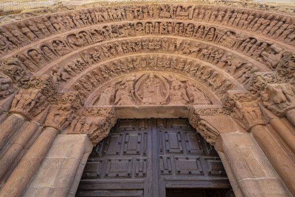 Cover, Church of Santo Domingo, Romanesque, 12th century, Soria, Autonomous Community of Castile, Spain