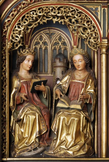 St Anne's altar in the southern side choir, detail, St, Saint, Saint