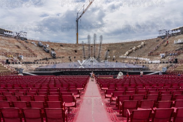 The historic Arena of Verona in Italy