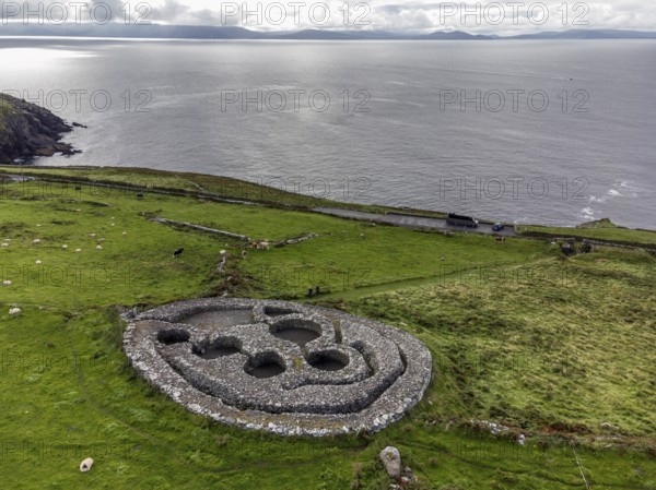 Cashel Murphy, Ancient Celtic settlement, Early Christian era (5th-8th centuries AD), Dingle Peninsula, County Kerry, Ireland, United Kingdom
